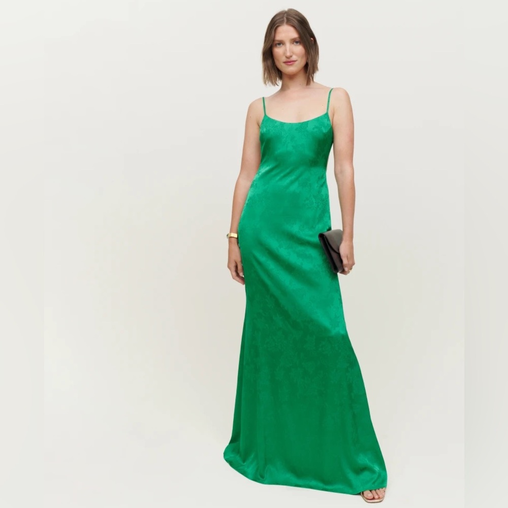 Reformation Allium Backless Dress
